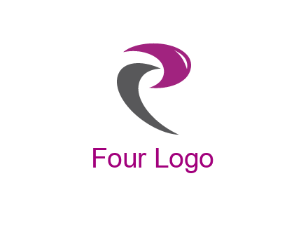 letter P swoosh logo