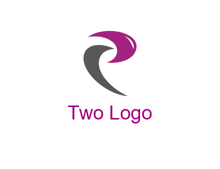 letter P swoosh logo