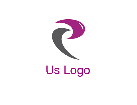 letter P swoosh logo