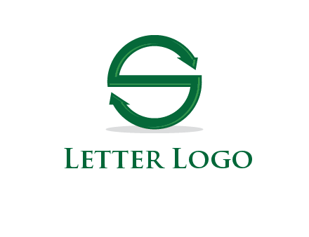 arrows letter S logo
