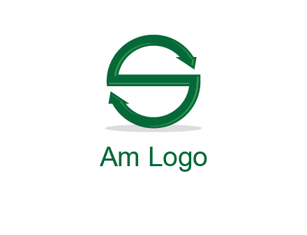 arrows letter S logo
