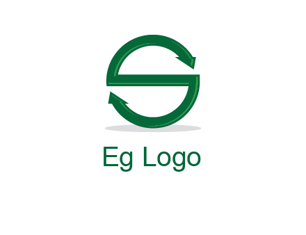 arrows letter S logo