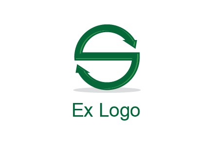 arrows letter S logo