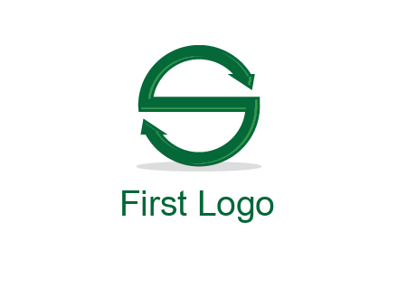 arrows letter S logo