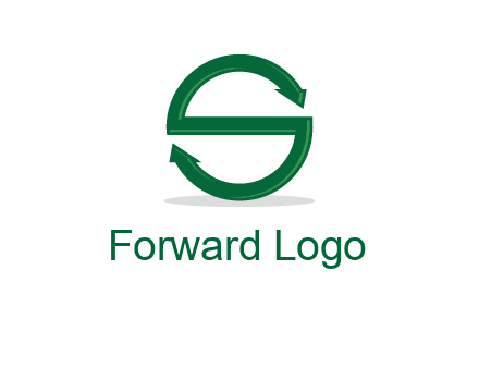 arrows letter S logo