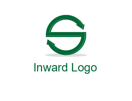 arrows letter S logo