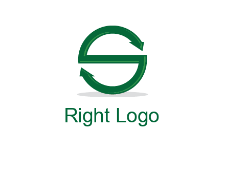 arrows letter S logo