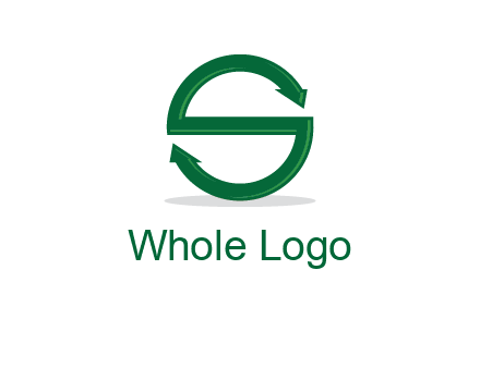 arrows letter S logo