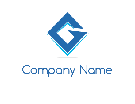 letter G in shape logo