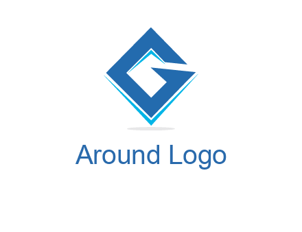 letter G in shape logo