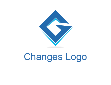 letter G in shape logo