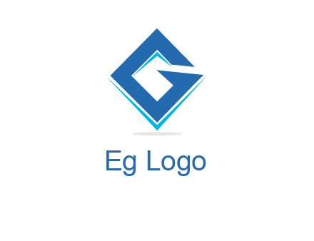 letter G in shape logo