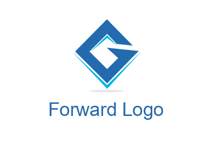 letter G in shape logo