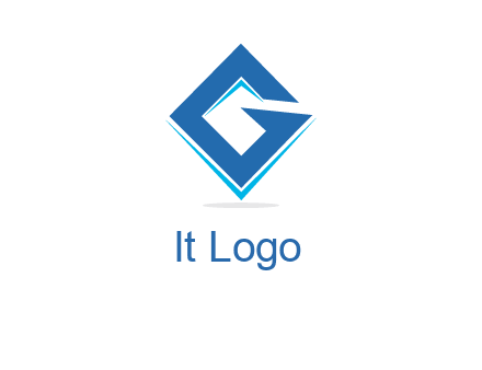 letter G in shape logo