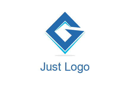 letter G in shape logo