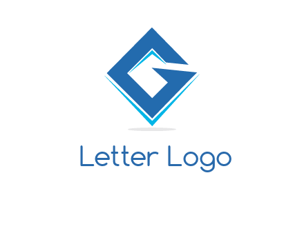 letter G in shape logo