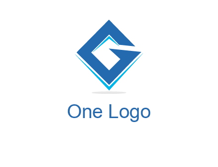 letter G in shape logo
