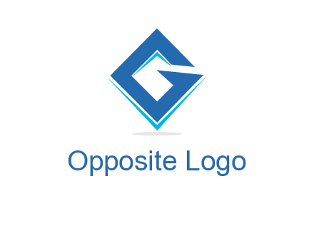 letter G in shape logo