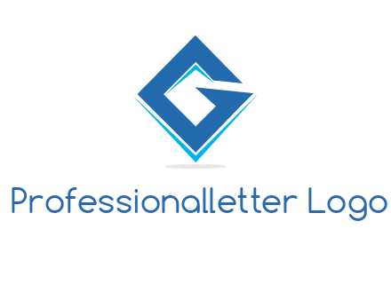letter G in shape logo