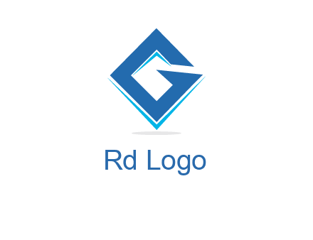 letter G in shape logo