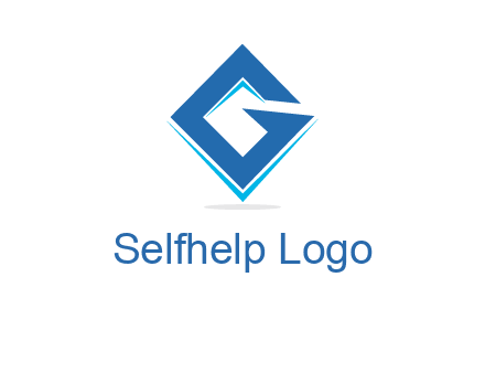 letter G in shape logo