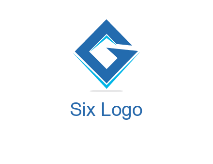 letter G in shape logo