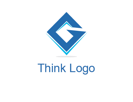 letter G in shape logo
