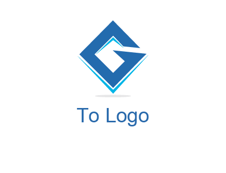 letter G in shape logo
