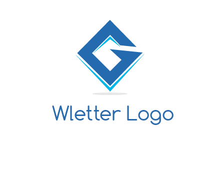 letter G in shape logo