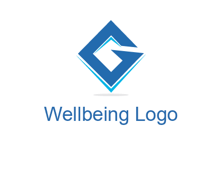 letter G in shape logo