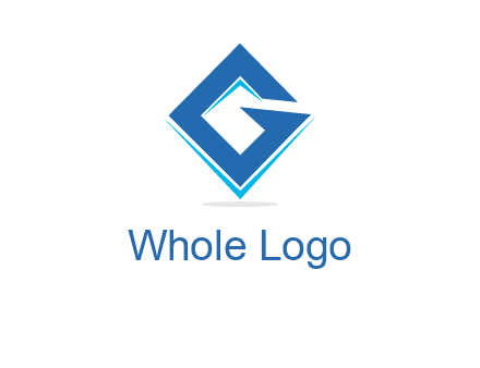 letter G in shape logo