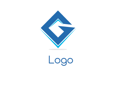 letter G in shape logo
