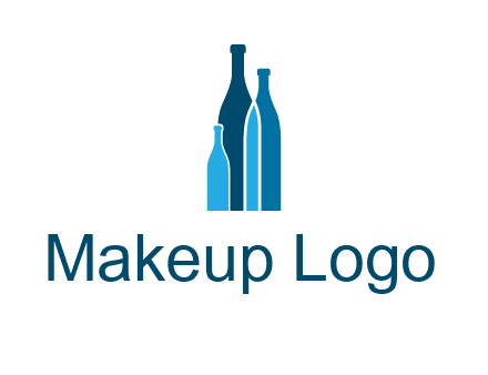wine bottle logo