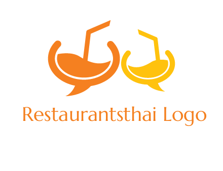 cocktail bubble speech logo