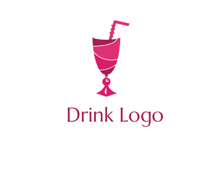 party juice glass logo