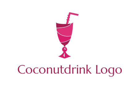 party juice glass logo