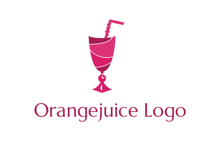 party juice glass logo