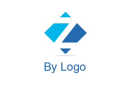 Letter Z in rhombus logo