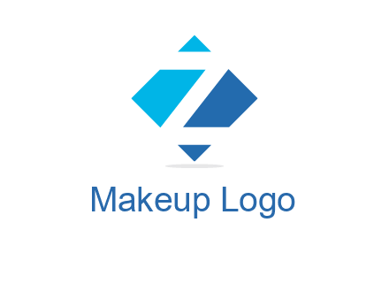 Letter Z in rhombus logo