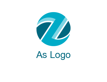 Letter Z in circle logo