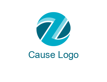 Letter Z in circle logo