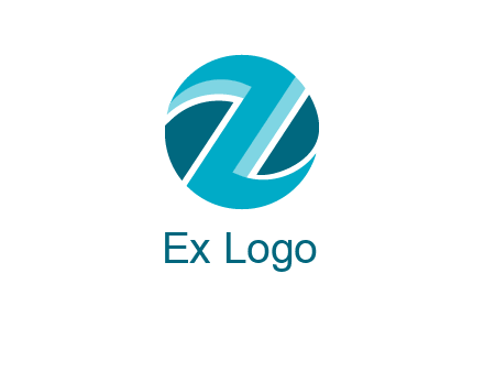 Letter Z in circle logo