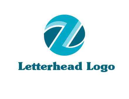Letter Z in circle logo