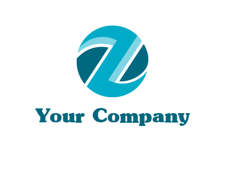 Letter Z in circle logo
