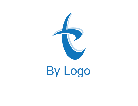 Letter T swoosh logo