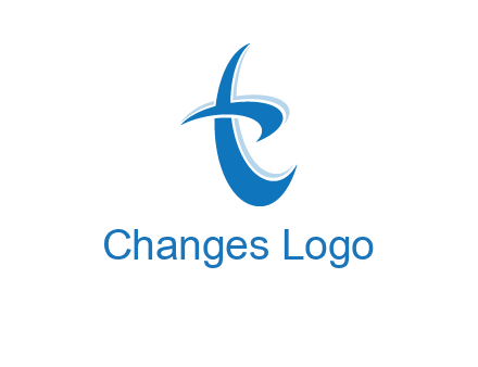 Letter T swoosh logo