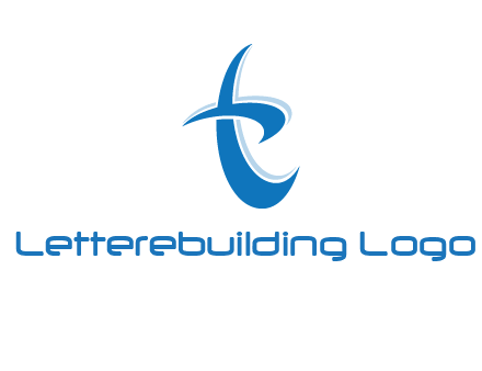 Letter T swoosh logo