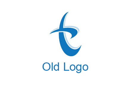 Letter T swoosh logo