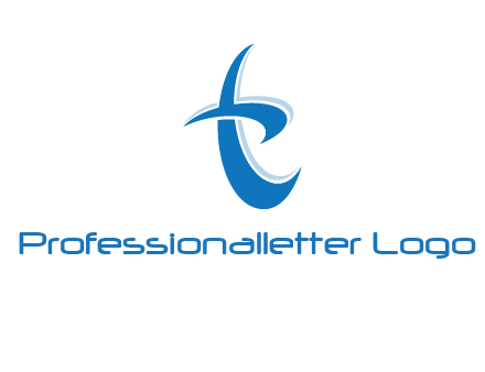 Letter T swoosh logo