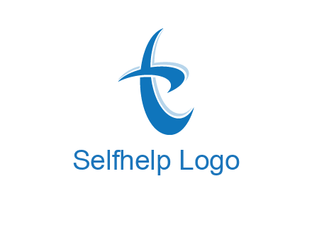Letter T swoosh logo